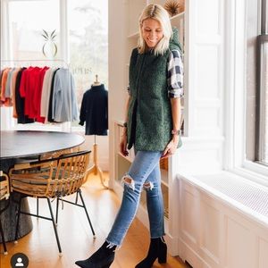 Dudley Stephens L Marine Hooded Vest💚 EUC